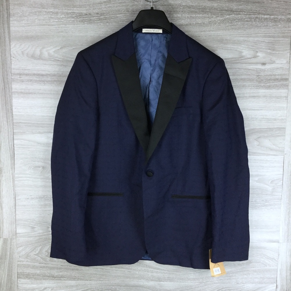 Strong Suit Textured Tuxedo Jacket